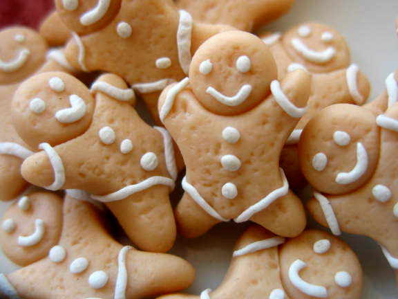 6pcs Gingerbread Cabochon
