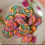 8pcs Swirl Candy Charms 20m..